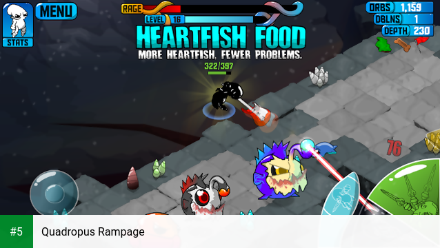 Quadropus Rampage app screenshot 5