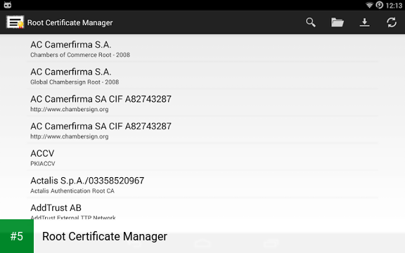 Root Certificate Manager app screenshot 5