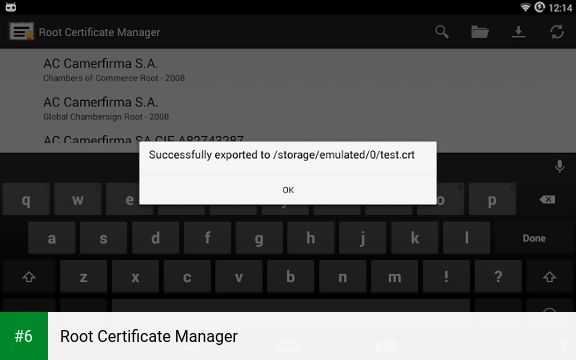 Root Certificate Manager apk screenshot 6