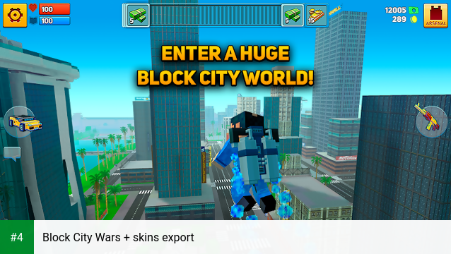 Block City Wars + skins export apk screenshot 4
