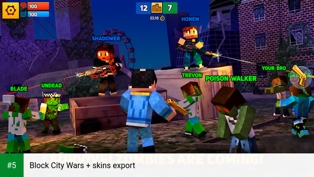 Block City Wars + skins export app screenshot 5