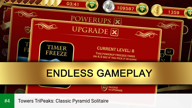 Towers TriPeaks: Classic Pyramid Solitaire apk screenshot 4