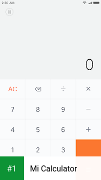 Mi Calculator app screenshot 1
