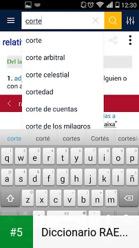 Diccionario RAE y ASALE app screenshot 5