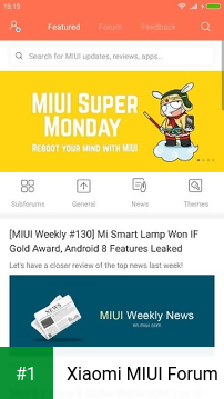 Xiaomi MIUI Forum app screenshot 1