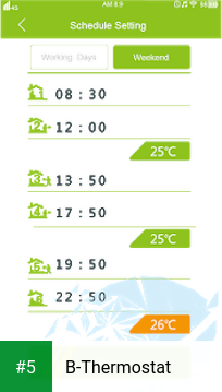 B-Thermostat app screenshot 5
