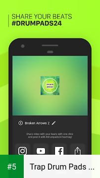 Trap Drum Pads 24 - Make Beats & Music app screenshot 5