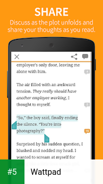 Wattpad app screenshot 5