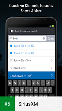 SiriusXM app screenshot 5