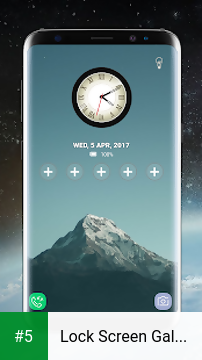 Lock Screen Galaxy S8 Plus App app screenshot 5