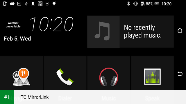 HTC MirrorLink app screenshot 1
