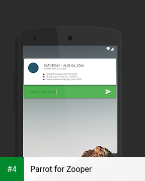 Parrot for Zooper apk screenshot 4