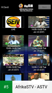 AfrikaSTV - ASTV app screenshot 5