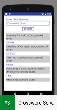 Crossword Solver Clue app screenshot 3
