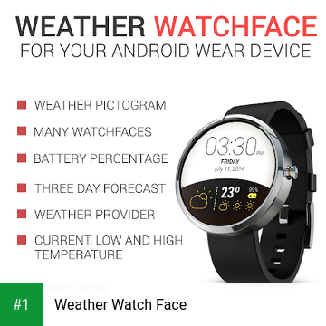 Weather Watch Face app screenshot 1