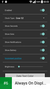 Always On Display From S7 G5 apk screenshot 6