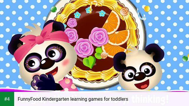 FunnyFood Kindergarten learning games for toddlers apk screenshot 4