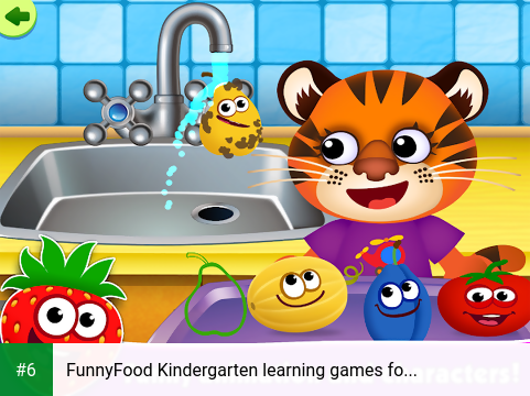 FunnyFood Kindergarten learning games for toddlers apk screenshot 6