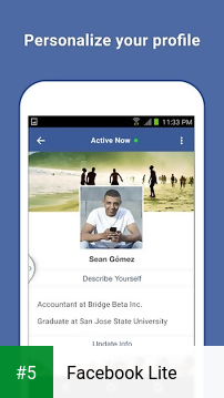 Facebook Lite app screenshot 5