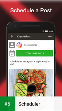 Scheduler app screenshot 5
