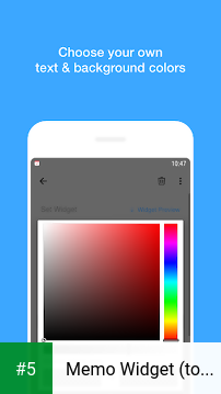 Memo Widget (to-dos&ideas) app screenshot 5