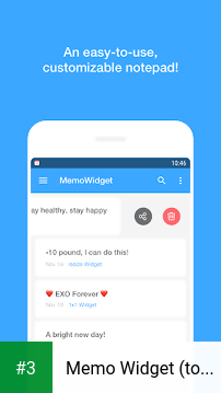 Memo Widget (to-dos&ideas) app screenshot 3