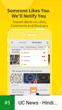 UC News - Hindi News, Cricket Livescore, Videos app screenshot 5
