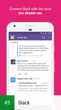 Slack app screenshot 5