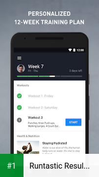 Runtastic Results Home Workouts & Personal Trainer app screenshot 1