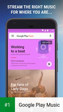 Google Play Music app screenshot 1