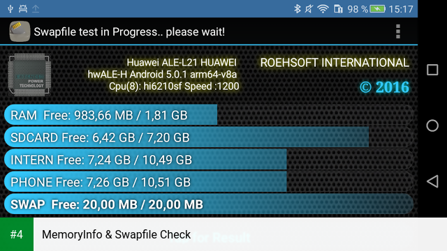MemoryInfo & Swapfile Check apk screenshot 4