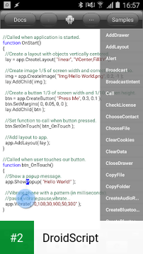 DroidScript apk screenshot 2