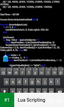 Lua Scripting app screenshot 1