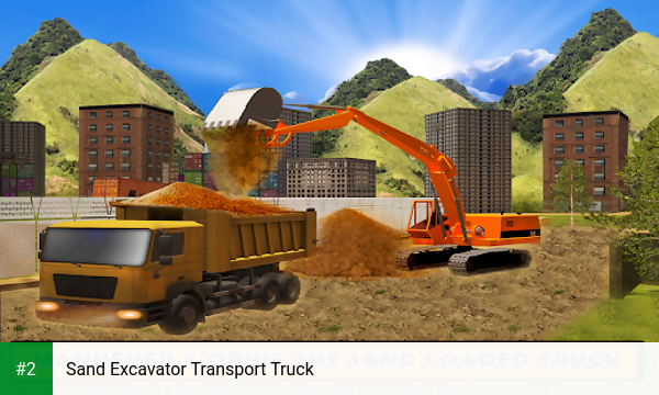 Sand Excavator Transport Truck apk screenshot 2