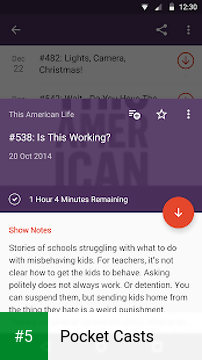 Pocket Casts app screenshot 5