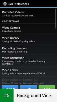 Background Video Recorder app screenshot 5