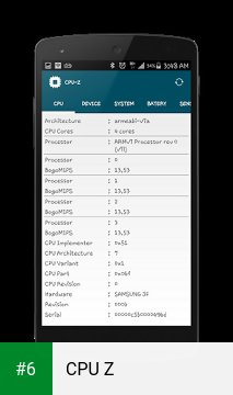 CPU Z apk screenshot 6