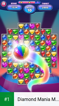 Diamond Mania Match 3 app screenshot 1