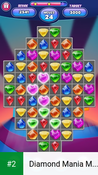 Diamond Mania Match 3 apk screenshot 2