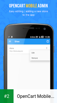 OpenCart Mobile Admin apk screenshot 2