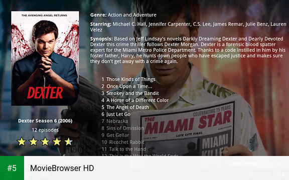 MovieBrowser HD app screenshot 5