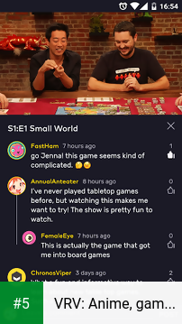 VRV: Anime, game videos & more app screenshot 5
