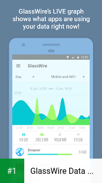 GlassWire Data Usage Monitor app screenshot 1