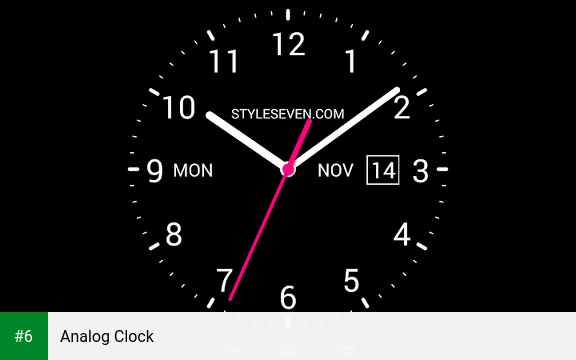 Analog Clock apk screenshot 6
