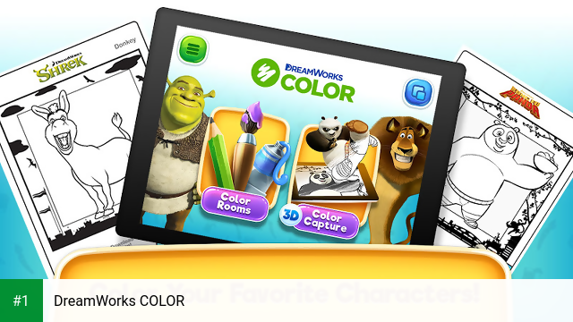 DreamWorks COLOR app screenshot 1