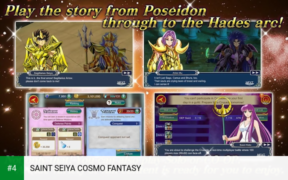 SAINT SEIYA COSMO FANTASY apk screenshot 4