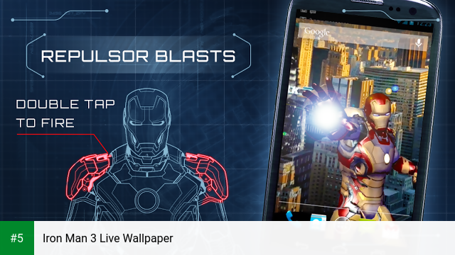 Iron Man 3 Live Wallpaper app screenshot 5