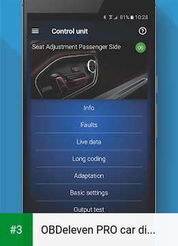OBDeleven PRO car diagnostics app VAG OBD2 Scanner app screenshot 3