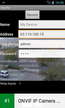 ONVIF IP Camera Monitor (Onvifer) app screenshot 1