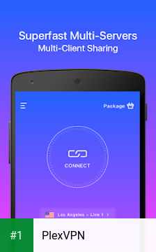 PlexVPN app screenshot 1